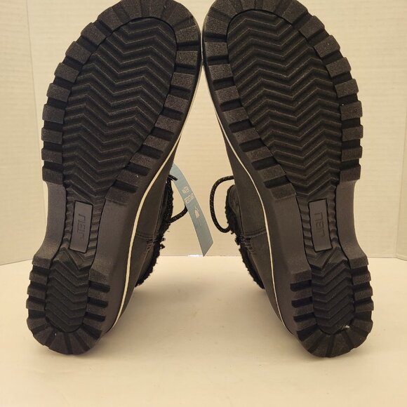 .Women's black  Creek Water-Resistant Lace-Up Booties - 10 - Picture 3 of 5